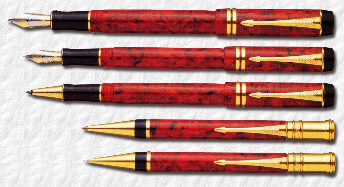 Parker Duofold Centennial MKII Red Jasper