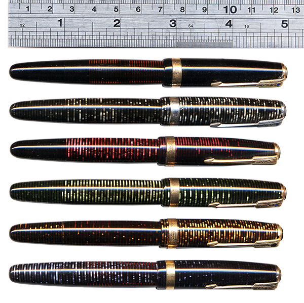 parker vacumatic third generation colors