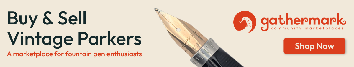 Buy and sell vintage Parker fountain pens on the Gathermark community marketplace